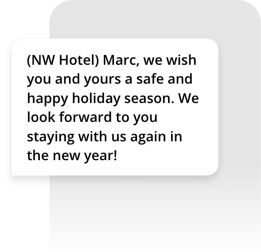 Seasonal text message