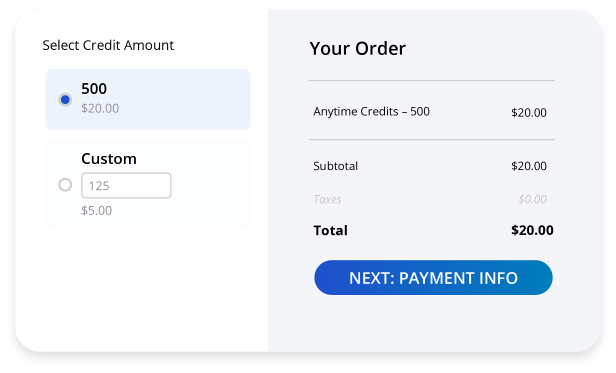 Purchase Credits on EZ Texting
