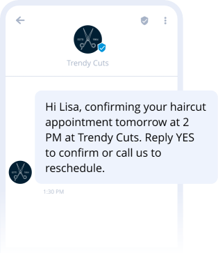 Confirm or Reschedule Appointments with Texting