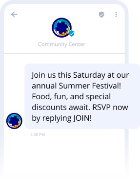 Send Text Announcements for Events