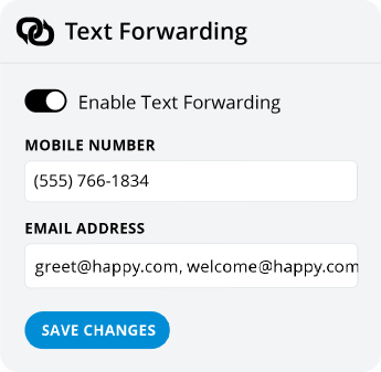 Text forwarding