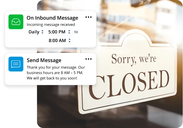 After Hours Auto Reply Workflow