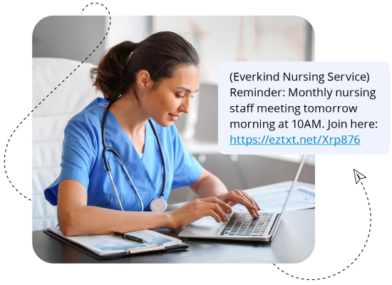 Keep healthcare staff informed and engaged