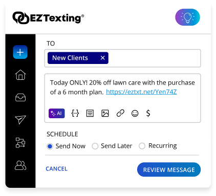 EZ Texting text marketing for construction and home service