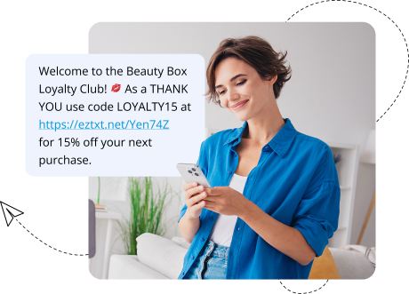 Text messaging to build loyalty