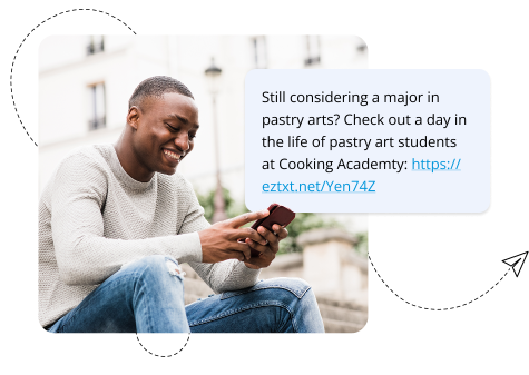 Text messaging to grow enrollment