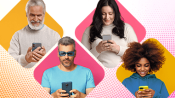 Illustration of four voters from four generations (Baby Boomer, Gen X, Millennial, Gen Z)