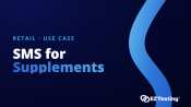 SMS for Supplements